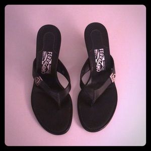 Salvatore Ferragamo heeled sandals. Size 8.5 B